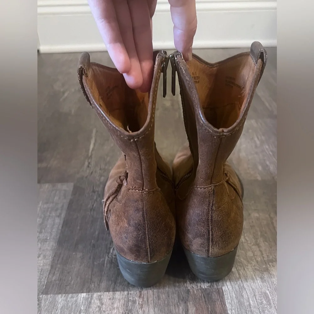 FINAL PRICE Born Leather Brown Boots - Picture 6 of 6